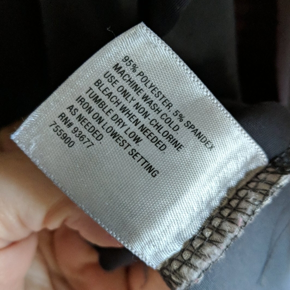 Slinky gray drape-front top - Picture 6 of 6